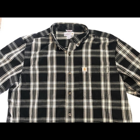 Carhartt Men's Button Down Shirt Size Large - Picture 3 of 6